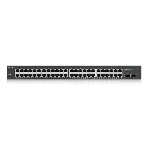 Picture of Zyxel GS1900-48HPv2 Managed L2 Gigabit Ethernet (10/100/1000) Power Over Ethernet (Poe) Black - GS190048HPV2-EU0101F