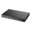 Picture of Zyxel GS1900-48HPv2 Managed L2 Gigabit Ethernet (10/100/1000) Power Over Ethernet (Poe) Black - GS190048HPV2-EU0101F