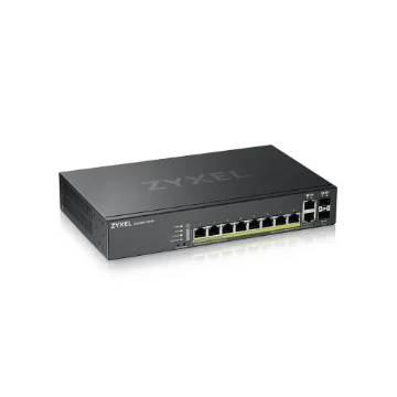 Picture of Zyxel GS2220-10HP-EU0101F Network Switch Managed L2 Gigabit Ethernet (10/100/1000) Power Over Ethernet (Poe) Black - GS2220-10HP-EU0101F