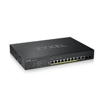 Picture of Zyxel XS1930-12HP-ZZ0101F Network Switch Managed L3 10G Ethernet (100/1000/10000) Power Over Ethernet (Poe) Black - XS1930-12HP-ZZ0101F