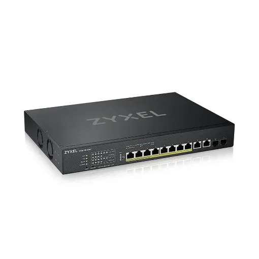 Picture of Zyxel XS1930-12HP-ZZ0101F Network Switch Managed L3 10G Ethernet (100/1000/10000) Power Over Ethernet (Poe) Black - XS1930-12HP-ZZ0101F