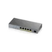 Picture of Zyxel GS1350-6HP-EU0101F Network Switch Managed L2 Gigabit Ethernet (10/100/1000) Power Over Ethernet (Poe) Grey - GS1350-6HP-EU0101F