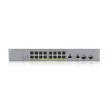 Picture of Zyxel GS1350-18HP-EU0101F Network Switch Managed L2 Gigabit Ethernet (10/100/1000) Power Over Ethernet (Poe) Grey - GS1350-18HP-EU0101F