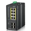 Picture of Zyxel RGS200-12P Managed L2 Gigabit Ethernet (10/100/1000) Power Over Ethernet (Poe) Black - RGS200-12P-ZZ0101F
