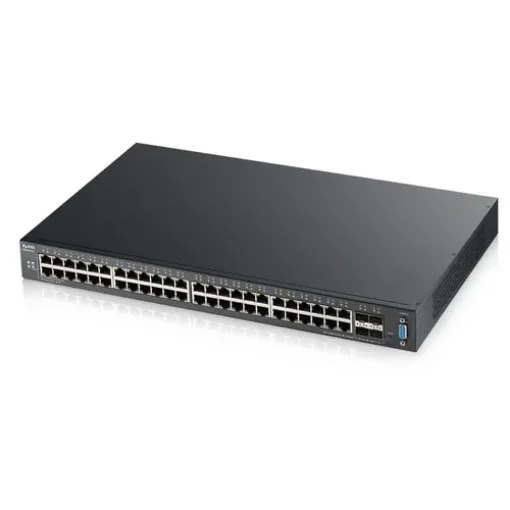 Picture of Zyxel XGS2210-52 Managed L2 Gigabit Ethernet (10/100/1000) 1U Black - XGS2210-52-EU0101F