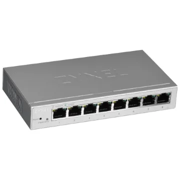 Picture of Zyxel GS1200-8 Managed Gigabit Ethernet (10/100/1000) Silver - GS1200-8-EU0101F