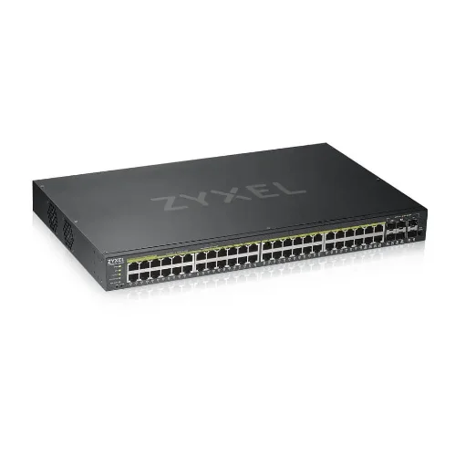 Picture of Zyxel GS1920-48HPV2 Managed Gigabit Ethernet (10/100/1000) Power Over Ethernet (Poe) Black - GS192048HPV2-EU0101F