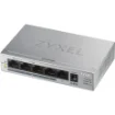 Picture of Zyxel GS1005HP Unmanaged Gigabit Ethernet (10/100/1000) Power Over Ethernet (Poe) Silver - GS1005HP-EU0101F