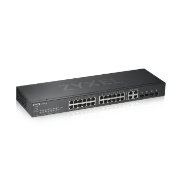 Picture of Zyxel GS1920-24V2 Managed Gigabit Ethernet (10/100/1000) Black - GS1920-24V2-EU0101F