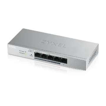 Picture of Zyxel GS1200-5HP v2 Managed Gigabit Ethernet (10/100/1000) Power Over Ethernet (Poe) Grey - GS1200-5HPV2-EU0101F