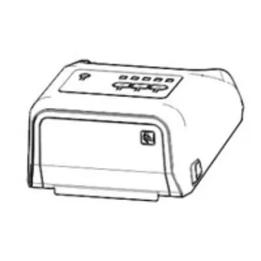 Picture of Zebra P1080383-205 Printer/Scanner Spare Part/Accessory Top Cover 1 Pc(S) - P1080383-205
