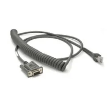 Picture of Zebra CBA-R37-C09ZBR Serial Cable Beige 2.74 M DB9 - CBA-R37-C09ZBR