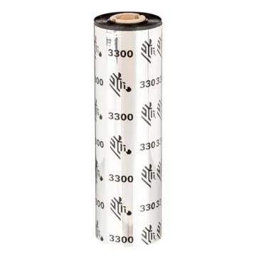 Picture of Zebra 3300 Wax/ Resin Thermal Ribbon 74 M Black - 03300GS11007