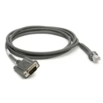 Picture of Zebra CBA-R08-S07ZBR Serial Cable Grey 2.1336 M RS232 DB9 - CBA-R08-S07ZBR