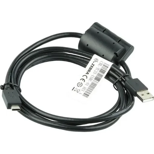 Picture of Zebra CBL-TC2X-USBC-01 Usb Cable Usb a Black - CBL-TC2X-USBC-01