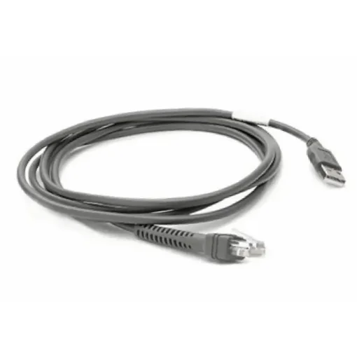 Picture of Zebra CBA-U21-S07ZBR Serial Cable Black 2.1 M Usb Eas - CBA-U21-S07ZBR