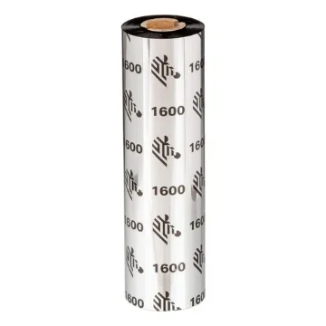 Picture of Zebra 1600 Wax Thermal Ribbon 450 M Black - 01600BK08345