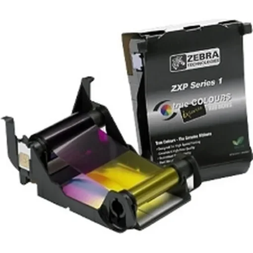 Picture of Zebra 800011-140 Printer Ribbon 100 Pages Black, Cyan, Magenta, Yellow - 800011-140