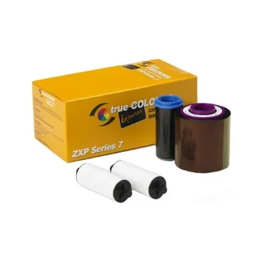 Picture of Zebra 800077-748EM Printer Ribbon 250 Pages Black, Cyan, Magenta, Yellow - 800077-748EM