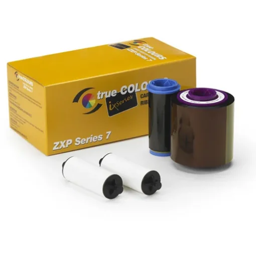 Picture of Zebra Monochrome Ribbon White Printer Ribbon 2500 Pages - 800077-709EM