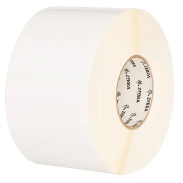 Picture of Zebra Polypro 4000D Black, White Self-Adhesive Printer Label - 3003355