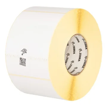 Picture of Zebra Z-Select 2000T White Self-Adhesive Printer Label - 3007201-T