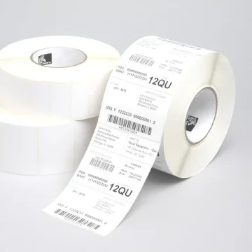 Picture of Zebra Z-Perform 1000T White Self-Adhesive Printer Label - 880018-038