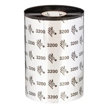 Picture of Zebra 3200 Wax/Resin Thermal Ribbon 74 M Black - 03200GS08407