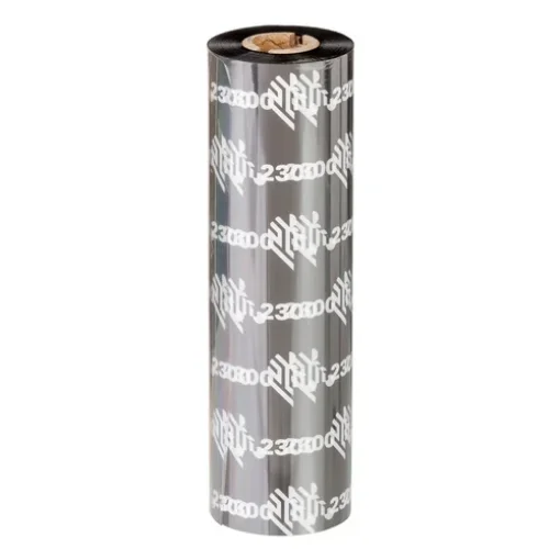 Picture of Zebra 2300 Wax Thermal Ribbon 450 M Black - 02300BK04045