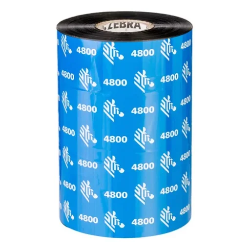 Picture of Zebra 4800 Resin Thermal Ribbon 450 M Black - 04800BK06045