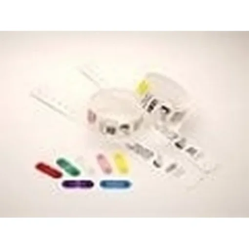 Picture of Zebra Clips for Use with Quickclip Wristbands Red - 97032-Pink