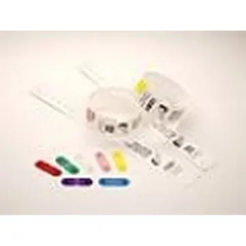 Picture of Zebra Clips for Use with Quickclip Wristbands Blue - 97032-Blue