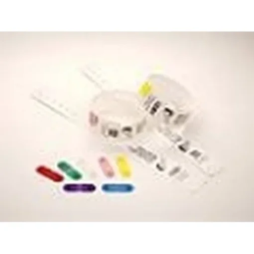 Picture of Zebra Clips for Use with Quickclip Wristbands Blue - 97032-Blue