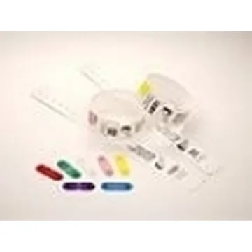 Picture of Zebra Clips for Use with Quickclip Wristbands Red - 97032-Red