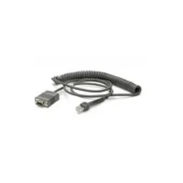 Picture of Zebra CBA-RF2-C09ZAR Serial Cable Black 2.8 M RS232 DB9 - CBA-RF2-C09ZAR