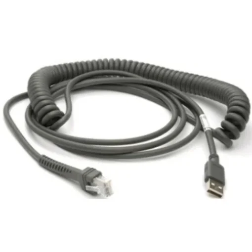 Picture of Zebra - Motorola CBA-U09-C15ZAR Usb Cable 4.57 M Usb a Grey - CBA-U09-C15ZAR