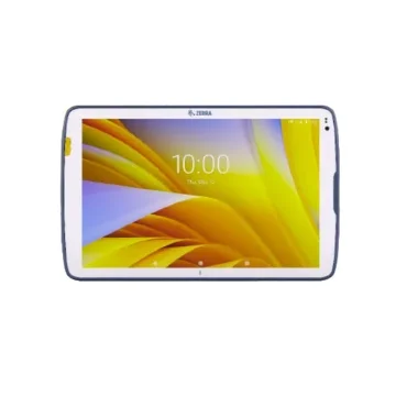 Picture of Zebra ET40 Hc 5G Qualcomm Snapdragon Lte 64 Gb 25.6 Cm (10.1") 4 Gb Wi-Fi 6E (802.11ax) Blue, White - ET40AB-0H1C2B0-A6