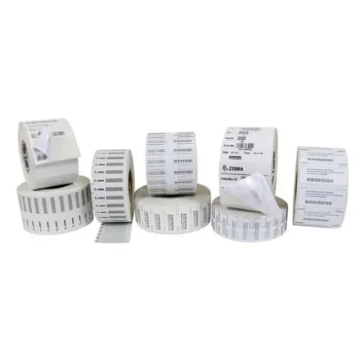 Picture of Zebra 10026768 Barcode Label White - 10026768