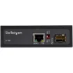 Picture of Startech.Com Poe+ Industrial Fiber To Ethernet Media Converter 60W - Sfp To RJ45 - Singlemode/Multimode Fiber To Copper Gigabit Ethernet - Compact Size - Ip-30/ -40 To +75C - Imc1gsfp60w
