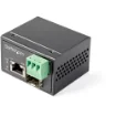 Picture of Startech.Com Poe+ Industrial Fiber To Ethernet Media Converter 30W - Sfp To RJ45 - Singlemode/Multimode Fiber To Copper Gigabit Ethernet - Mini/Compact Size - Ip-30/ -40 To +75C - Imc1gsfp30w