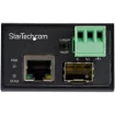 Picture of Startech.Com Industrial Fiber To Ethernet Media Converter - 100Mbps Sfp To RJ45/Cat6 - Singlemode/Multimode Optical Fiber To Copper Network - 12-56V Dc - Ip-30/ -40 To +75C - IMC100MSFP