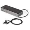 Picture of Startech.Com Usb-C & Usb-A Dock - Hybrid Universal Triple Monitor Laptop Docking Station Displayport & Hdmi 4K 60Hz - 85W Power Delivery, 6x Usb Hub, Gbe, Audio - Usb 3.1 Gen 2 10Gbps - Taa - Dk31c3hdpdue