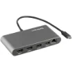 Picture of Startech.Com Thunderbolt 3 Mini Dock - Portable Dual Monitor Docking Station W/Hdmi 4K 60Hz, 2x Usb-A Hub (3.0/2.0), Gbe - 11in/28cm Cable - TB3 Multiport Adapter - Mac/Windows - Tb3dkm2hdl
