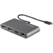 Picture of Startech.Com Thunderbolt 3 Mini Dock - Portable Dual Monitor Docking Station with Dp 4K 60Hz, 1x Usb-A Hub (Usb 3.0/5 Gbps), Gbe - 11in/28cm Cable - TB3 Multiport Adapter - Mac/Windows - Tb3dkm2dpl