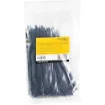 Picture of Startech.Com 6"(15cm) Cable Ties - 1/8"(3mm) Wide, 1-3/8"(39mm) Bundle Diameter, 40lb(18kg) Tensile Strength, Nylon Self Locking Zip Ties with Curved Tip - 94V-2/UL Listed, 100 Pack - Black - CBMZT6B