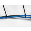 Picture of Startech.Com 10"(25cm) Cable Ties - 1/8"(4mm) Wide, 2-5/8"(68mm) Bundle Diameter, 50lb(22kg) Tensile Strength, Nylon Self Locking Zip Ties W/ Curved Tip - 94V-2/UL Listed, 100 Pack - Black - CBMZT10B