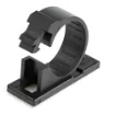 Picture of Startech.Com 100 Adhesive Cable Management Clips Black - Network/Ethernet/Office Desk/Computer Cord Organizer - Sticky Cable/Wire Holders - Nylon Self Adhesive Clamp UL/94V-2 Fire Rated - CBMCC3