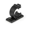 Picture of Startech.Com 100 Adhesive Cable Management Clips Black - Network/Ethernet/Office Desk/Computer Cord Organizer - Sticky Cable/Wire Holders - Nylon Self Adhesive Clamp UL/94V-2 Fire Rated - CBMCC2