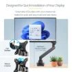 Picture of Startech.Com Desk Mount Monitor Arm with 2x Usb 3.0 Ports, Slim Full Motion Single Monitor Mount, Up To 34" (17.6lb/8kg) Vesa Display, Clamp/Grommet Mount, Mechanical Spring - Armslim2usb3