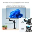 Picture of Startech.Com Desk Mount Monitor Arm with 2x Usb 3.0 Ports, Full Motion Single Monitor Mount, Up To 34" (17.6lb/8kg) Vesa Display, Clamp/Grommet Mount, Mechanical Spring - Armpivot2usb3